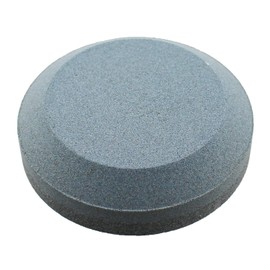 TAODAN 120 and 240 Grit Axe Head Round Sharpening Stone 7.5x2.8cm Aluminium Oxide Grinding Tool for Cutting