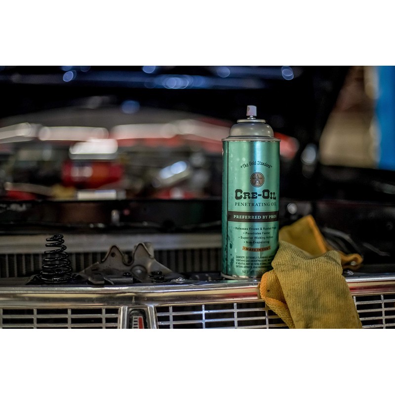 Cre-Oil Penetrating Oil – Low-Viscosity Thread Penetrant for Rusted Bolts,