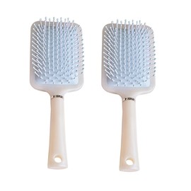 PACKOVE 2Pcs Paddle Hair Brush for Women Ergonomic Hair Comb with Scalp Massage Design Comfortable Grip for Curly and Long Hair