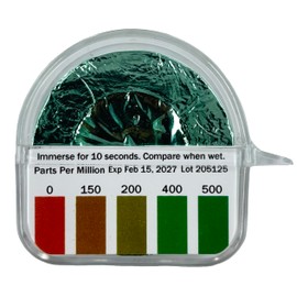 Bits N Things QT-40 Quaternary Dispenser Sanitizer Test Tape 15 Foot Roll - 0-500ppm (2 Pack)