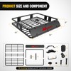 Nilight 43" x 39" x 6" Universal Roof Rack Cargo