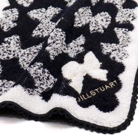 JILLSTUART Ribbon Pico Towel Handkerchief, Black **