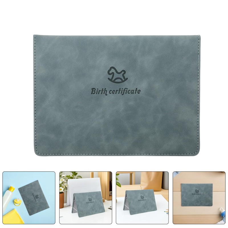 Operitacx 2pcs Birth Certificate Covers: Document Organizer Medical Card Holder
