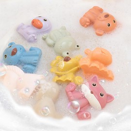 Baby Bath Toys for Toddlers/ Infants 6 - 12 Months, 9 Pack No Hole Animal Bathtub Toys Bathtub Float Toy Baby Girl Boy Gifts