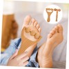 Vaguelly 2Pcs Wooden Massage Roller Multi Functional Body Foot Massager