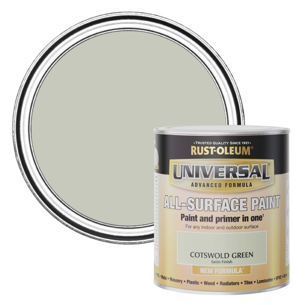 Rust-Oleum Universal Paint Satin Cotswold Green 750ml