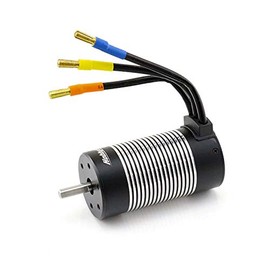 HobbyStar 3670 4-Pole Waterproof Brushless Sensorless Motor, 2280KV for RC Car, Truck, Boat, EDF