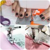 YINGSC 3 Pcs Narrow Rolled Hem Sewing Machine Presser Foot