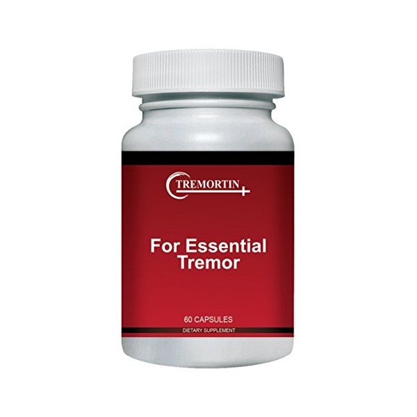 Tremortin – Natural Essential Tremor Herbal Supplement - Offers Relief for Shaky Hands, Arm, Leg and Voice Tremors (60 Capsules)