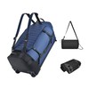 86L Foldable Rolling Duffel Backpack with Wheels - Extra Large