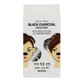 Nesura Black Charcoal Nose Pack 8 Sheets 10ea