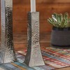 Park Designs Hammered Silver Taper Holder 9"