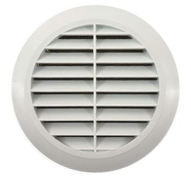 Cotarba 90mm Round Air Vent Grille - White