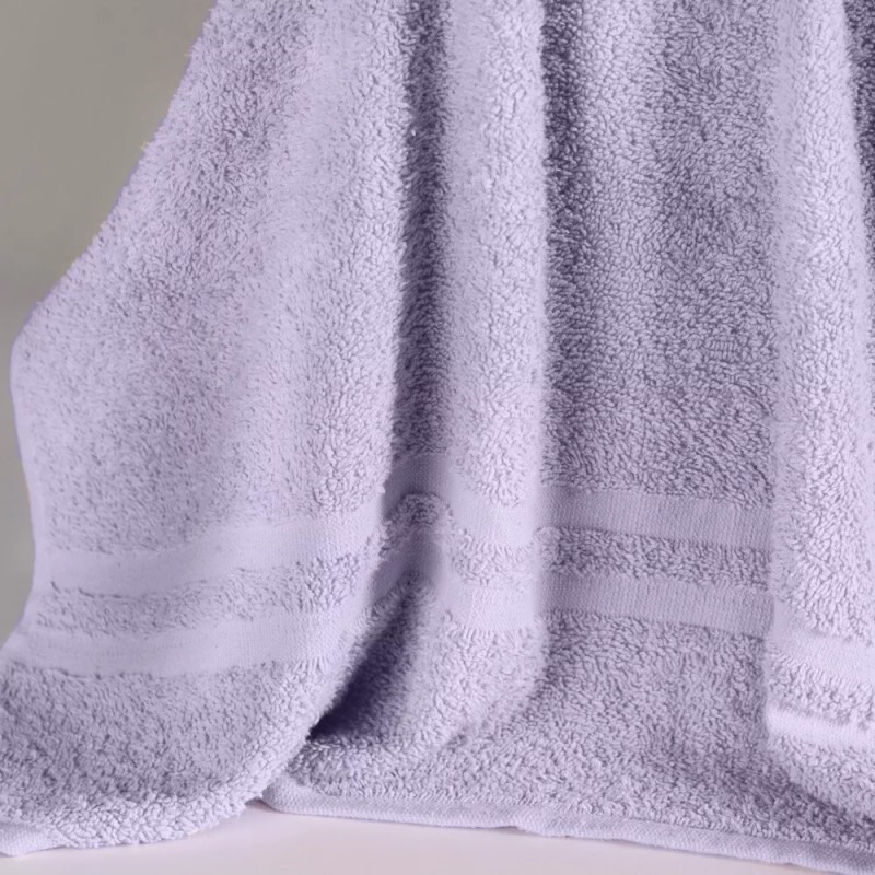Vianney Toalla De Baño Caribe Lila 100% Algodón Vianney