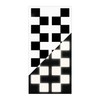 Set of 2 Reflective Checkered Stripes Decals, Racing Flag Motorcycle