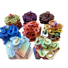 Unbranded 3D Printed Marble Run Machine