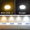 Lvyinyin Under Cabinet LED Lighting Kit Wall Plug, Touch Dimmable,