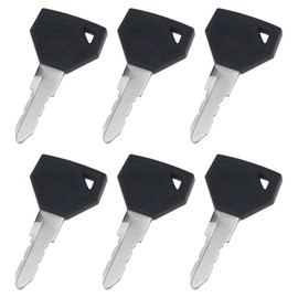 EMSea 6Pcs Ignition Keys Replacement 198360-52160 1A7880-52100 194155-52160 Compatible with Yanmar EX450 EX2900 EX3200 SC2400 SC2450 Excavator Ignition Key