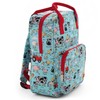 Tyrrell Katz Farm Printed Backpack in Blue - Double Zip