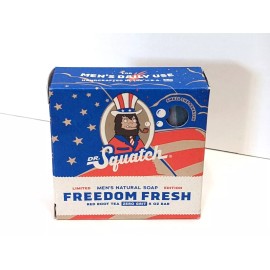 DR. Squatch Freedom Fresh Zero Grit Dr Squatch Limited Edition Soap 5 Oz Bar Red Root Tea