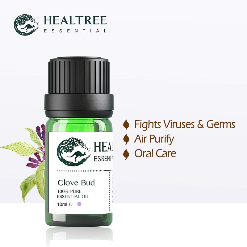 HEALTREE Clove Bud Essential Oil - 100% Pure Clove Oil
