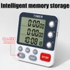Digital Kitchen Timer, 3 Channels Magnetic Stopwatch Timer, Countdown/Stopwatch Cooking