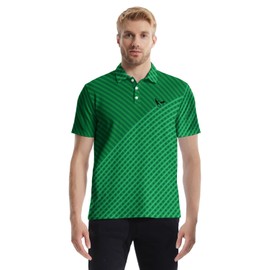 MDLBNSI Funny Dad Shirts Funny Fathers Day Golf Shirts Dad Polo Shirt Lawn Mowing Green L