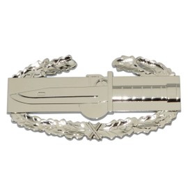 Army Combat Action Metal Decal Auto Emblem