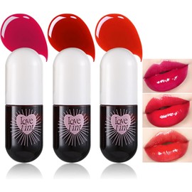 Tinte De Labios Y Mejillas 3 En 1, Lápiz Labial Líquido Mini, Mejillas Y Ojos Hidratantes E Hidratantes, Brillo De Labios Resistente Al Agua De Larga Duración (B, Lip Tint)