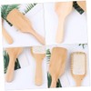 Ipetboom 2pcs Wooden Scalp Massage Comb Hair Combs Detangler Brush