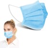 100 PCS -3-Layer Protective Disposable Face Masks, Breathable Face Mask,High