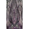 Mia Fabrics Inc. Long Wavy Line Design - Iridescent Purple/