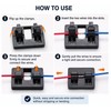 Clamp Wire Holder for Electronics Repair - Dual Spring-Loaded Clips