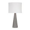 Bassett Mirror Company Cocos Table Lamp in Black and White