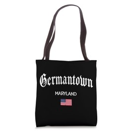 Germantown Maryland Gothic Design Tote Bag