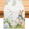 Vgvgaj Easter Bunny Tablecloth - 72 inches Long Spring Bunnies