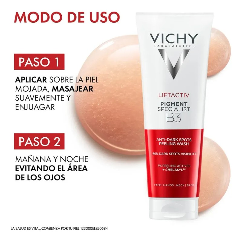 Vichy Pigment B3 Gel Limpiador Anti-manchas Oscuras