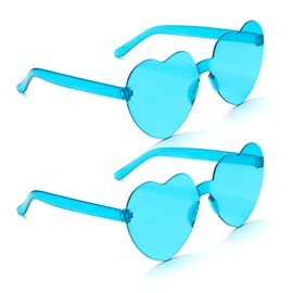 Hoosmoon Girls Sunglasses for Women 2025 Rave Sunglasses Heart Shaped Sunglasses Big Sunglasses for Women Oversized 90s Sunglasses Women Sunglasses Trendy Fashion Sunglasses Pack Bride Sunglasses