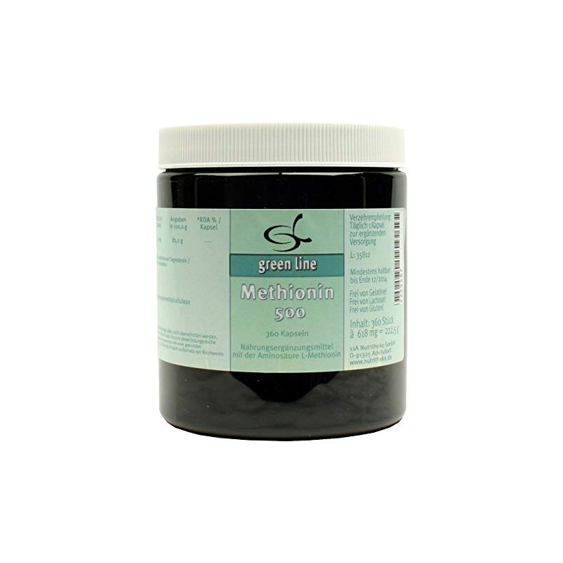 Methionine 500 Capsules Pack of 360