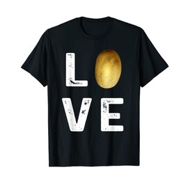 I Love Potatoes Vegetable Funny Tee For Potato Lovers Cute T-Shirt
