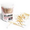 Wooden Cotton Swabs 200pcs, 10-Pack, Cased, Commercial Use Sauna