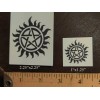 Unbranded SMALL or LARGE Supernatural Sam Dean Winchester Temporary Tattoo