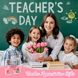 Thank You Teachers Day Gifts: Linkax Teacher Birthday Gifts, Thank You Gifts for Women Men Mum Nanny Friend, Graduation Retirement Appreciation Gift Presents, Puzzle Shaped Acrylic Plaques Decoration