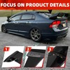 ECOTRIC Rear Trunk Spoiler Wing Compatible with 2006-2011 Honda Civic