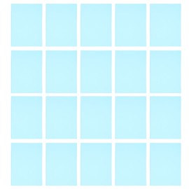 20Pcs Sheet Protector Paper Binding Cover Matte A4 30 Holes PP Plastic for Presentation Light Green