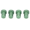 4Pcs 20mm Woodworking Bench Dogs Aluminum Alloy 2 Flat Sides