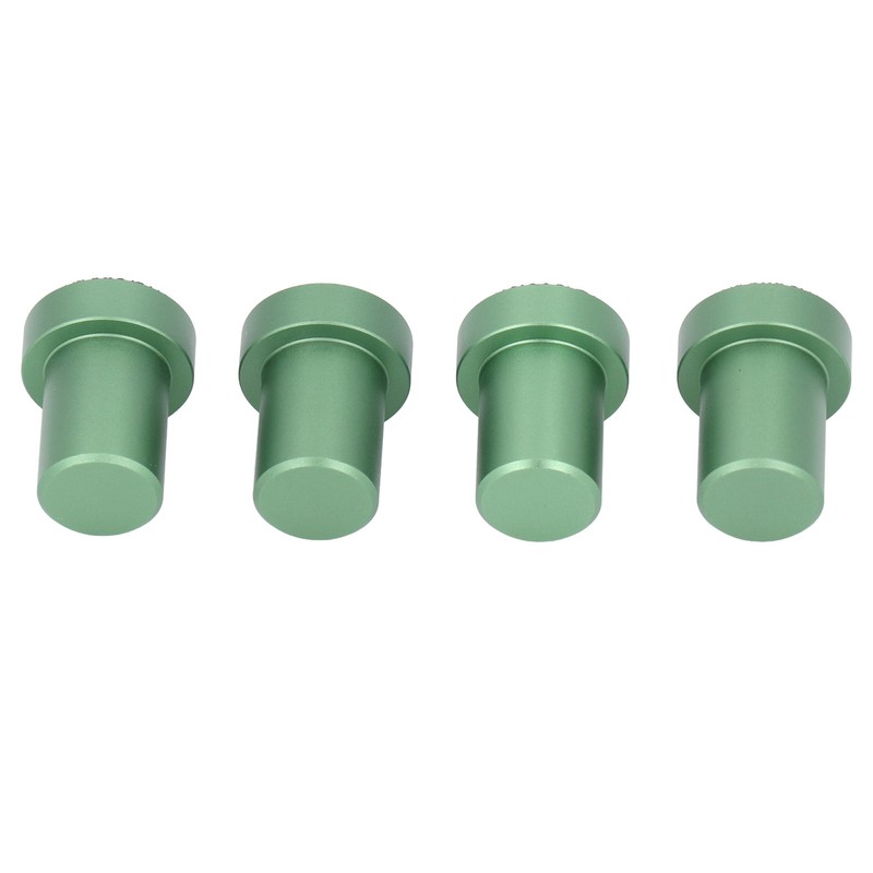 4Pcs 20mm Woodworking Bench Dogs Aluminum Alloy 2 Flat Sides