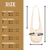 PANASIAM 'Geometrix' 2 Sizes Double Fabric Family Business Shoulder Bag,