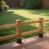 4x4 Deck Post Base 4 Pack (Inner Size 3.6"X3.6"),10ga Heavy