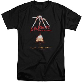 Nightmare On Elm Street Alternate Poster Tall T-Shirt, Black, 2XLT